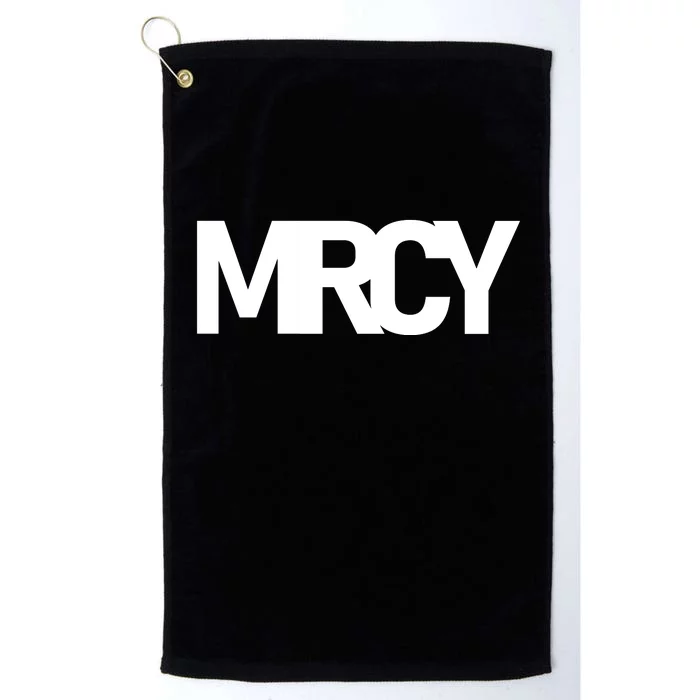 MRCY Logo Mercy Christian Slogan Platinum Collection Golf Towel