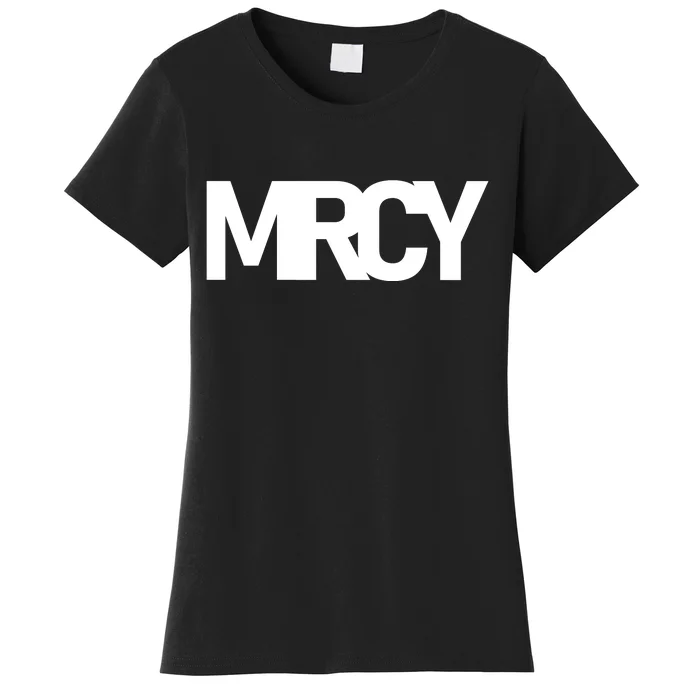 MRCY Logo Mercy Christian Slogan Women's T-Shirt