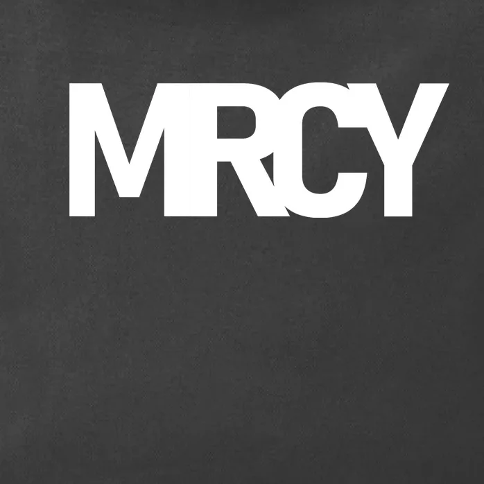 MRCY Logo Mercy Christian Slogan Zip Tote Bag