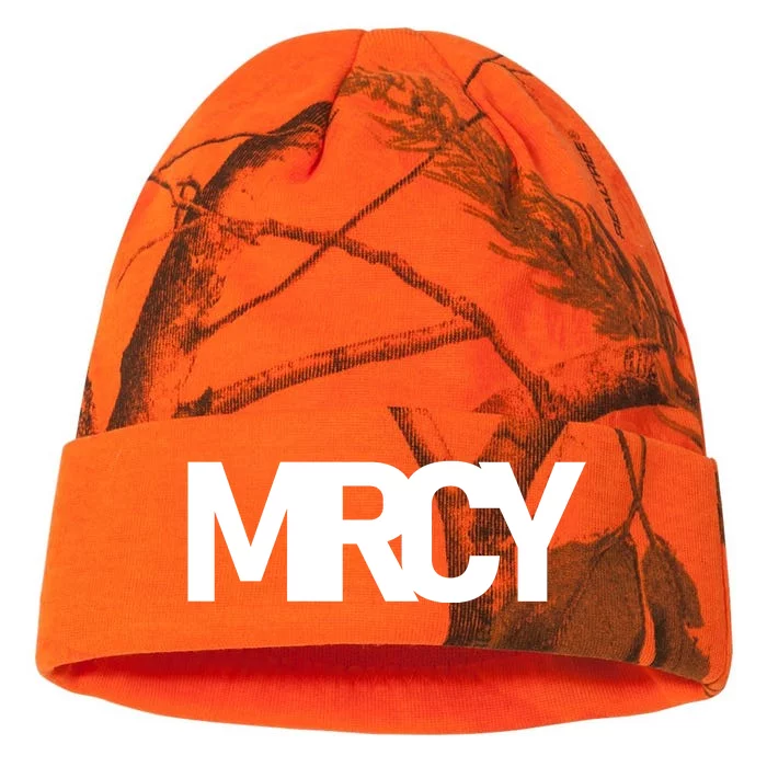 MRCY Logo Mercy Christian Slogan Kati - 12in Camo Beanie