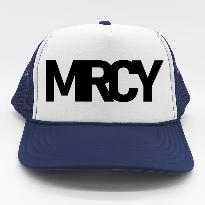 MRCY Logo Mercy Christian Slogan Trucker Hat