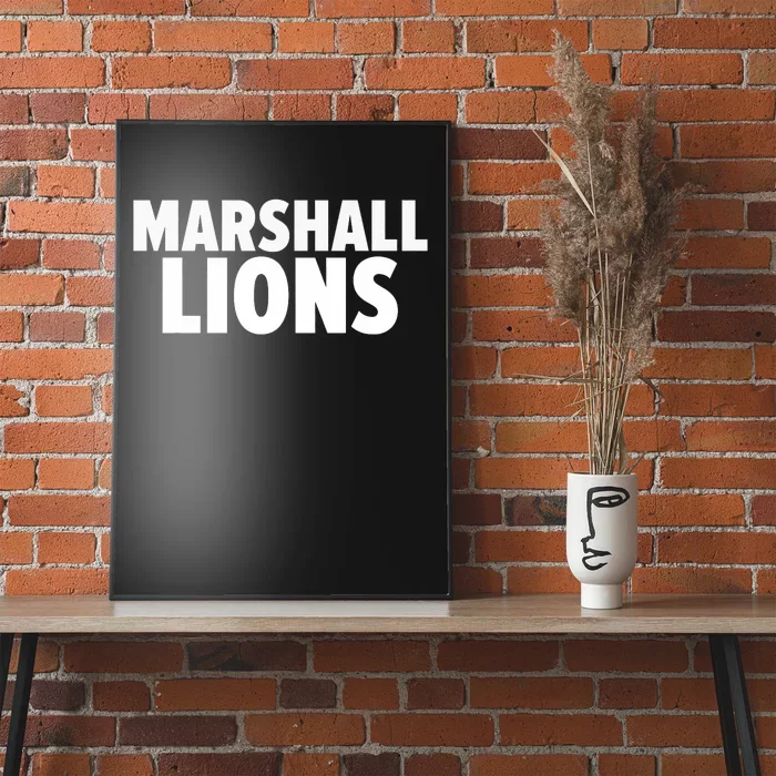 Marshall Lions Poster