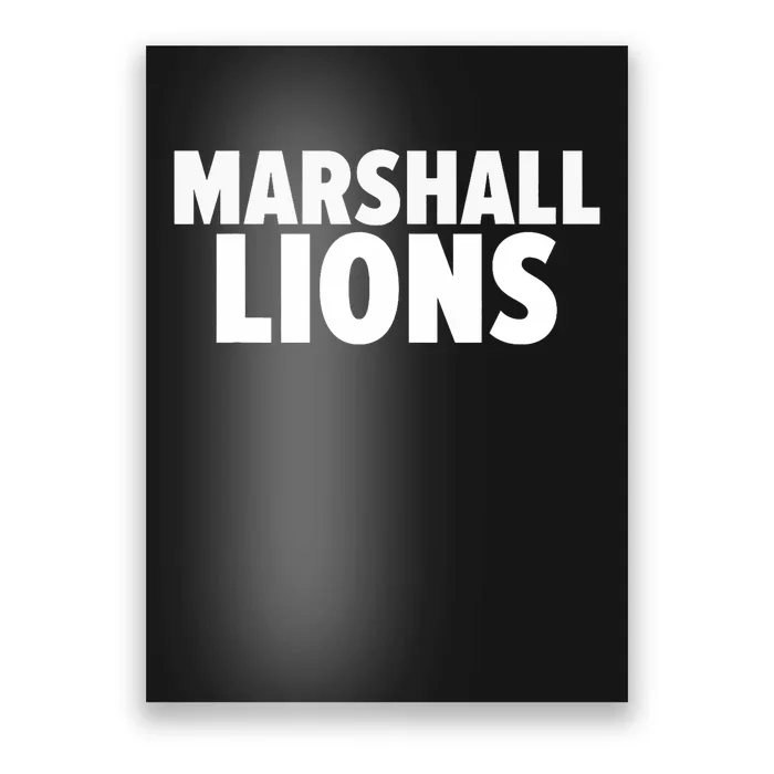 Marshall Lions Poster