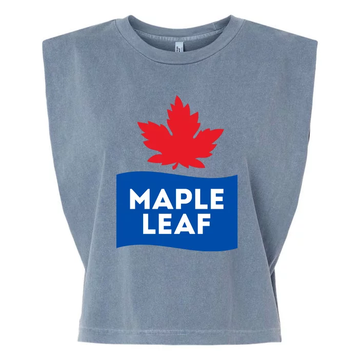 Maple Leaf Garment-Dyed Women's Muscle Tee