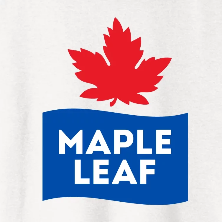 Maple Leaf Women's Crop Top Tee