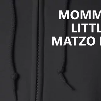 Mommys Little Matzo Ball Full Zip Hoodie