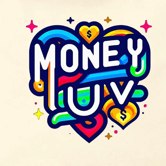 Money Luv Zip Tote Bag