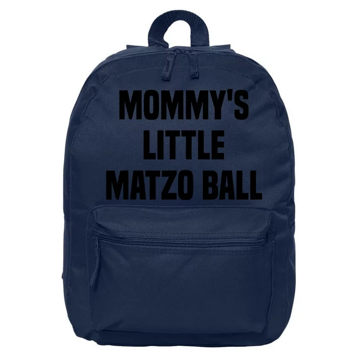 Mommy’S Little Matzo Ball 16 in Basic Backpack