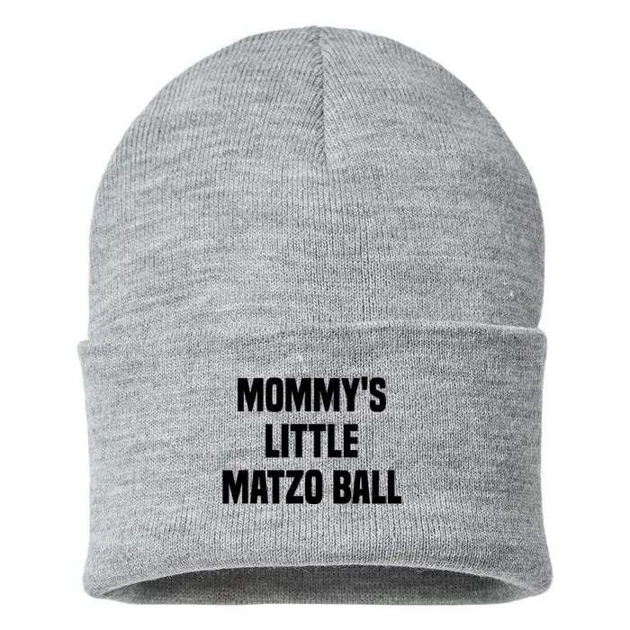 Mommy’S Little Matzo Ball Sustainable Knit Beanie