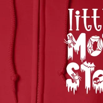 Momster Little Monster Dadcula Family Halloween Matching Family Full Zip Hoodie