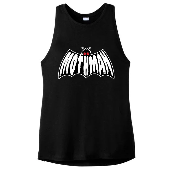 Mothman Logo Ladies Tri-Blend Wicking Tank