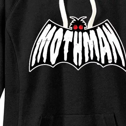 Mothman Logo Women's Fleece Hoodie