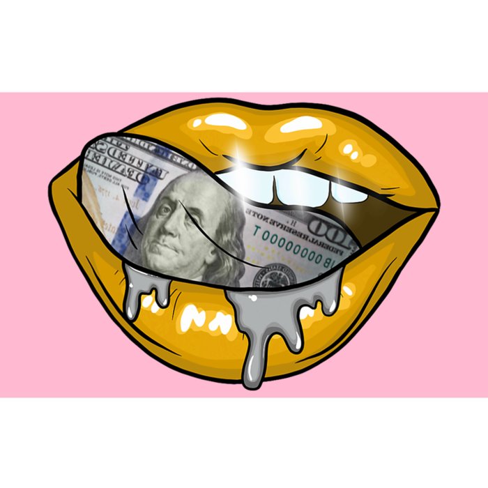 Money Lips Bumper Sticker