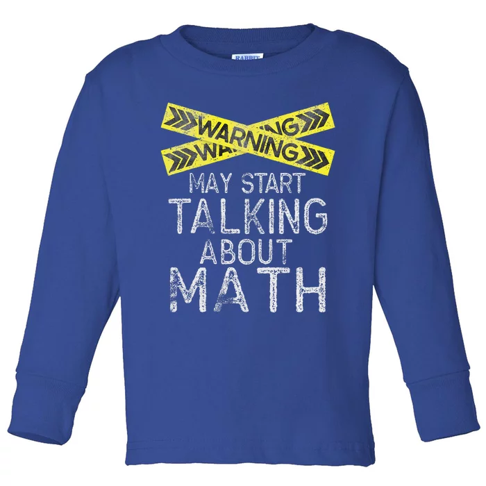 Math Lover Mathematics Math Student Funny Math Toddler Long Sleeve Shirt