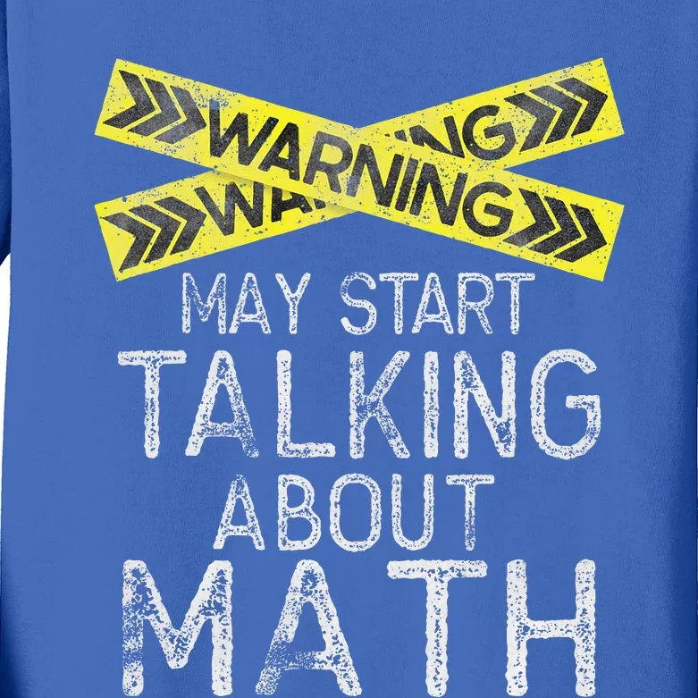 Math Lover Mathematics Math Student Funny Math Kids Long Sleeve Shirt