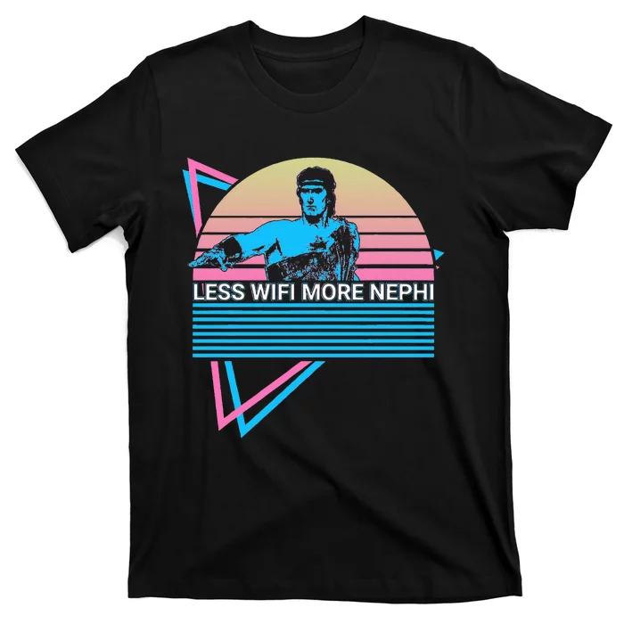 Mormon Lds Missionary Less Wifi More Nephi T-Shirt