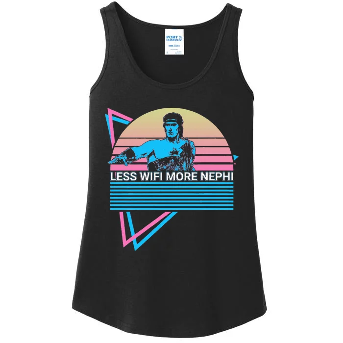 Mormon Lds Missionary Less Wifi More Nephi Ladies Essential Tank