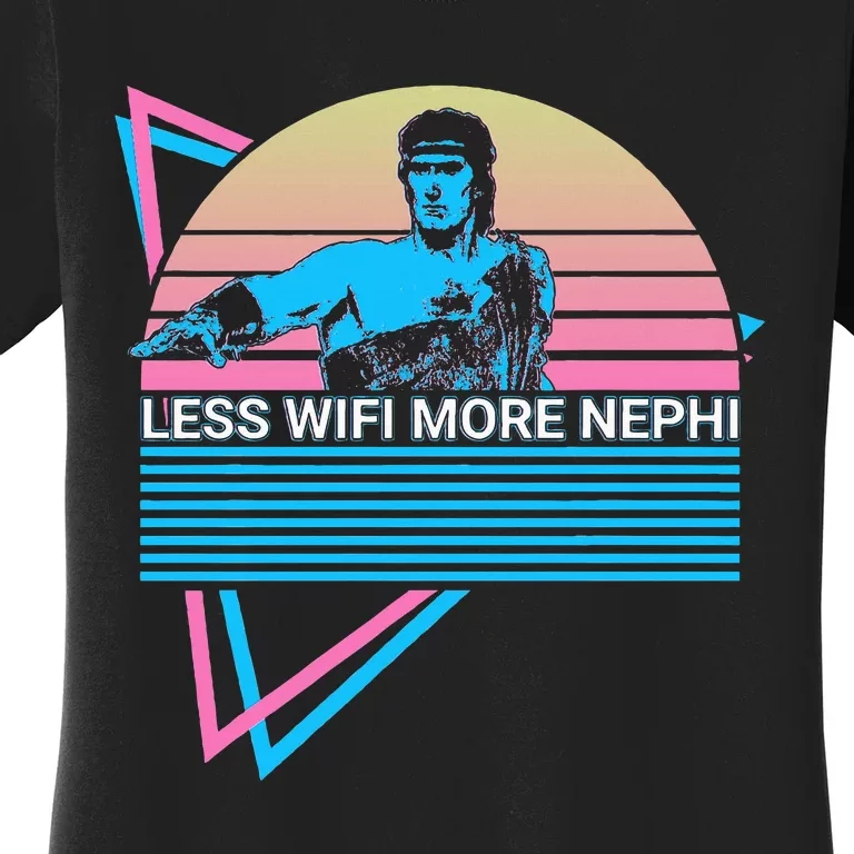 Mormon Lds Missionary Less Wifi More Nephi Women's T-Shirt