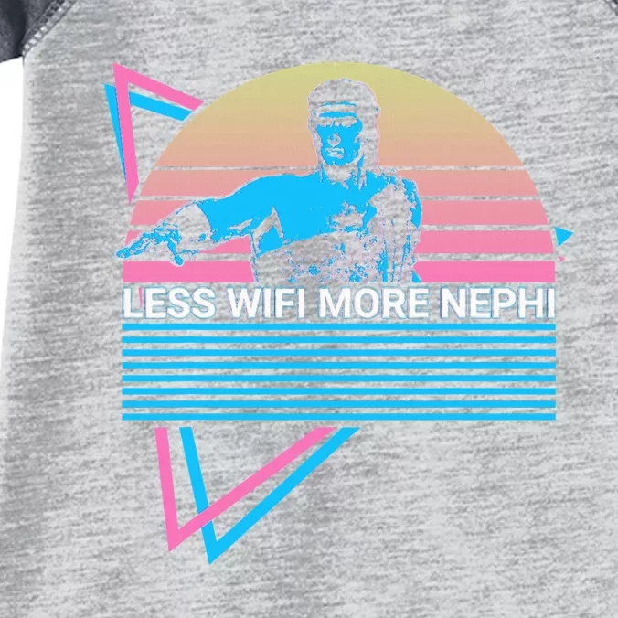 Mormon Lds Missionary Less Wifi More Nephi Infant Baby Jersey Bodysuit