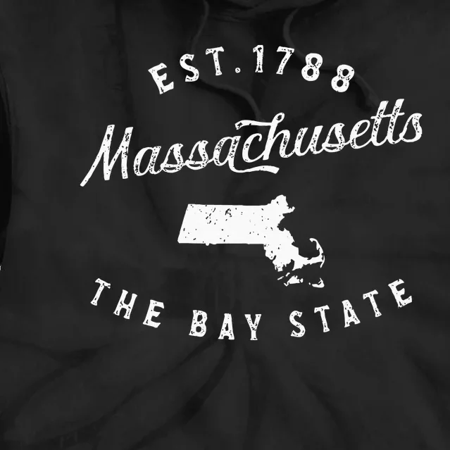 Massachusetts Lover Massachusetts Pride Massachusetts Tie Dye Hoodie