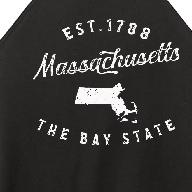 Massachusetts Lover Massachusetts Pride Massachusetts Women’s Perfect Tri Rocker Tank