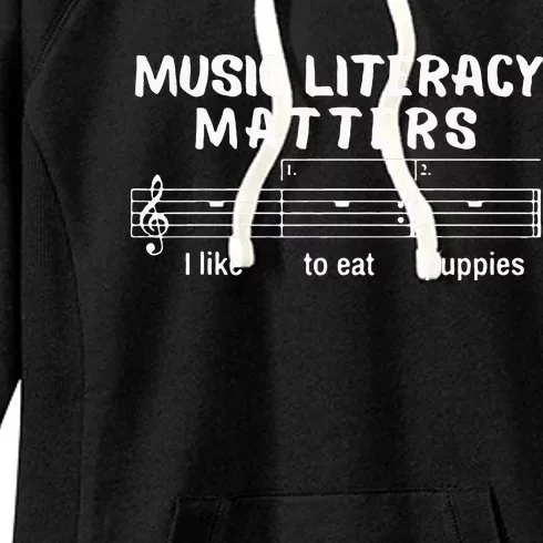 Music Literacy Matters Women's Fleece Hoodie