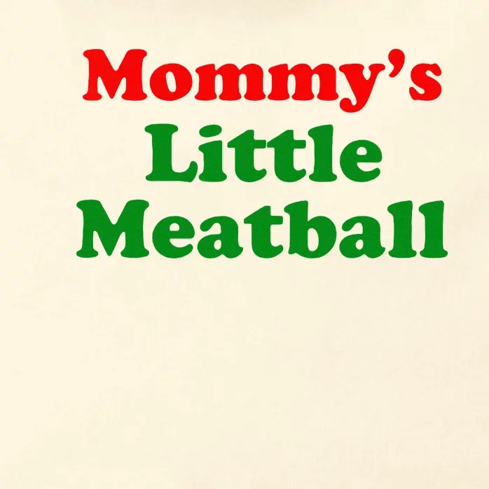 Mommys Little Meatball Funny Italian Joke Zip Tote Bag