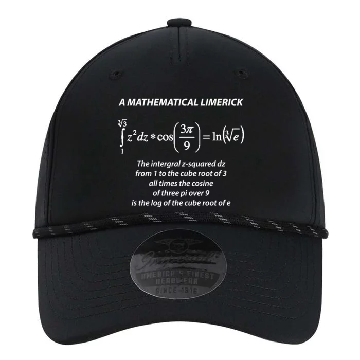 Mathematical Limerick Math Geek Nerd Gift Meaningful Gift Performance The Dyno Cap