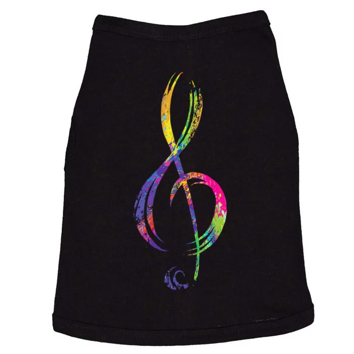 Musican Lover Musical Notes Just Music Doggie Tank