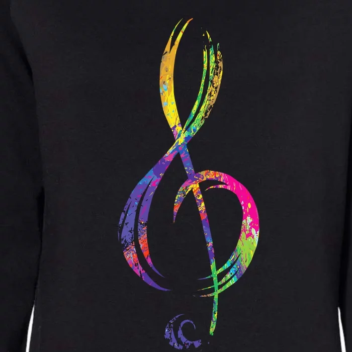 Musican Lover Musical Notes Just Music Womens California Wash Sweatshirt