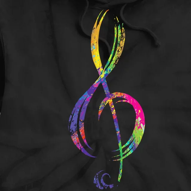 Musican Lover Musical Notes Just Music Tie Dye Hoodie