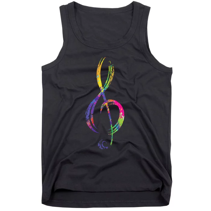 Musican Lover Musical Notes Just Music Tank Top