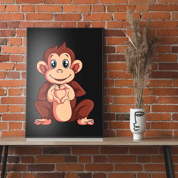 Monkey Lover Poster