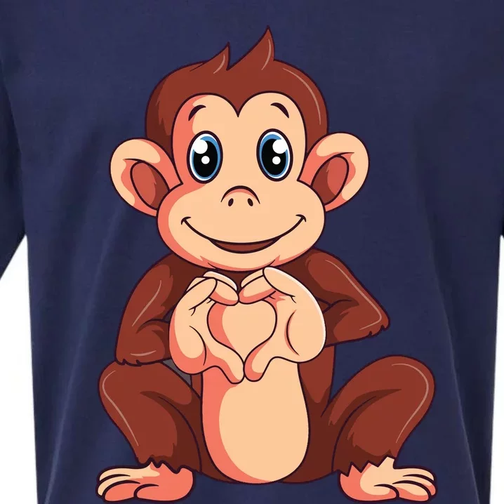 Monkey Lover Sueded Cloud Jersey T-Shirt