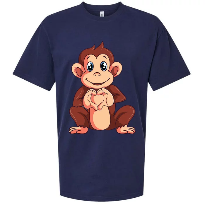 Monkey Lover Sueded Cloud Jersey T-Shirt