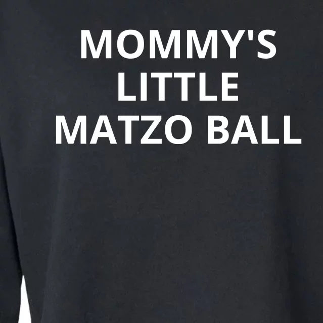 MommyS Little Matzo Ball Cropped Pullover Crew