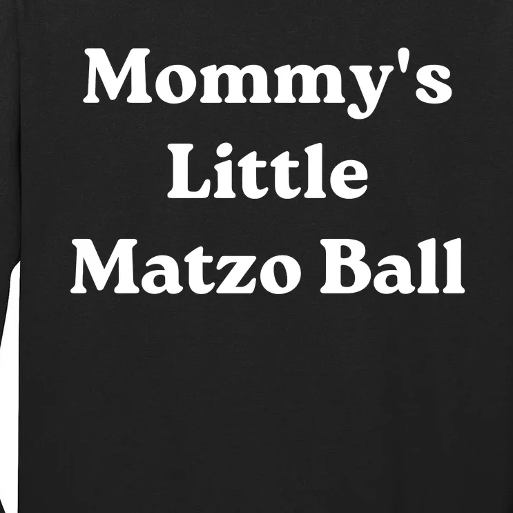 MommyS Little Matzo Ball Tall Long Sleeve T-Shirt