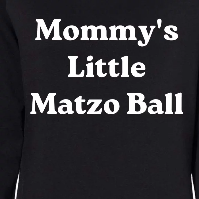 MommyS Little Matzo Ball Womens California Wash Sweatshirt