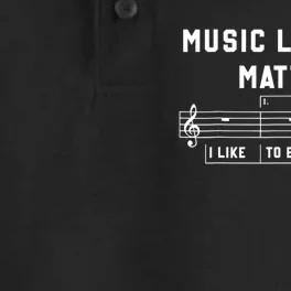 Music Literacy Matters I Like To Eat Puppies Dry Zone Grid Performance Polo