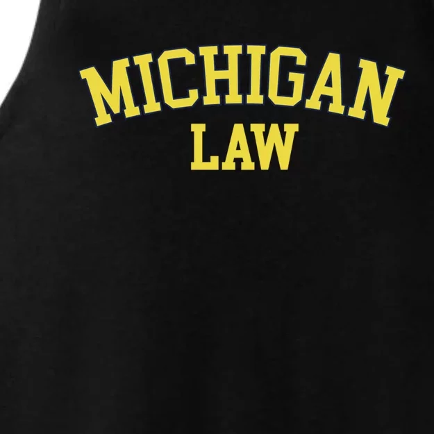 Michigan Law Michigan Bar Graduate Gift Lawyer College Gift Ladies Tri-Blend Wicking Tank