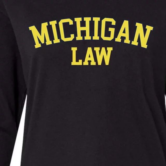 Michigan Law Michigan Bar Graduate Gift Lawyer College Gift Womens Cotton Relaxed Long Sleeve T-Shirt