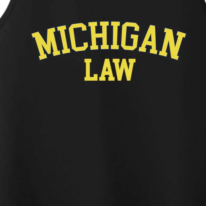 Michigan Law Michigan Bar Graduate Gift Lawyer College Gift Performance Tank