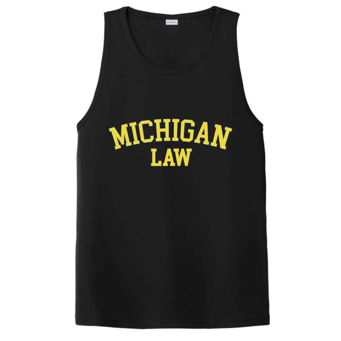 Michigan Law Michigan Bar Graduate Gift Lawyer College Gift Performance Tank