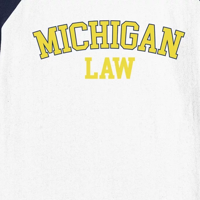 Michigan Law Michigan Bar Graduate Gift Lawyer College Gift Baseball Sleeve Shirt