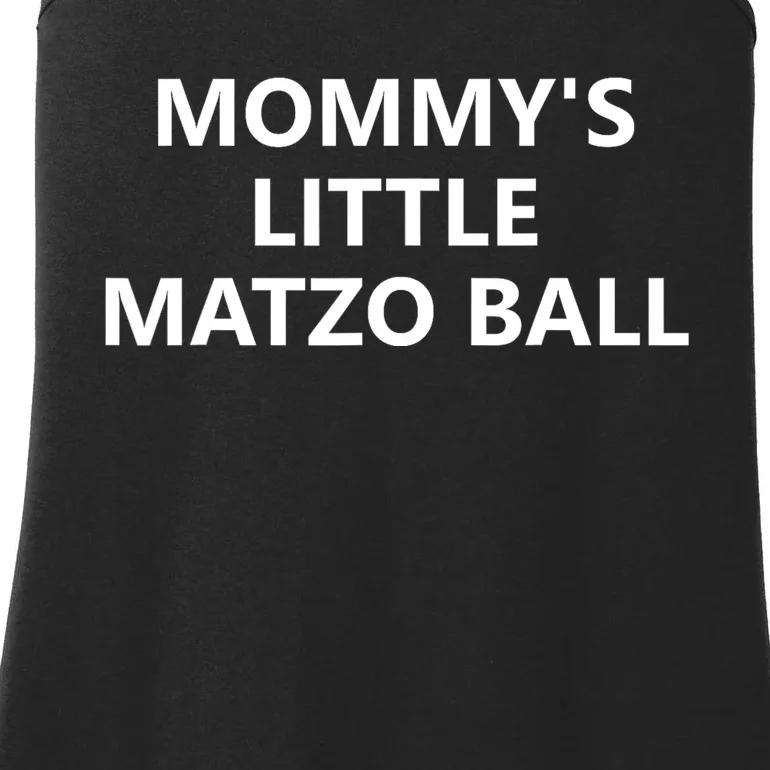 MommyS Little Matzo Ball Ladies Essential Tank