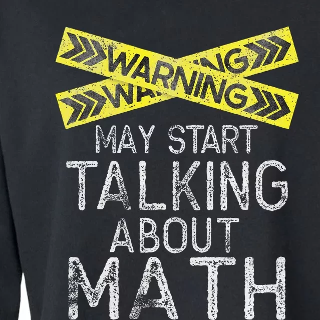 Math Lover Mathematics Math Student Funny Math Cropped Pullover Crew