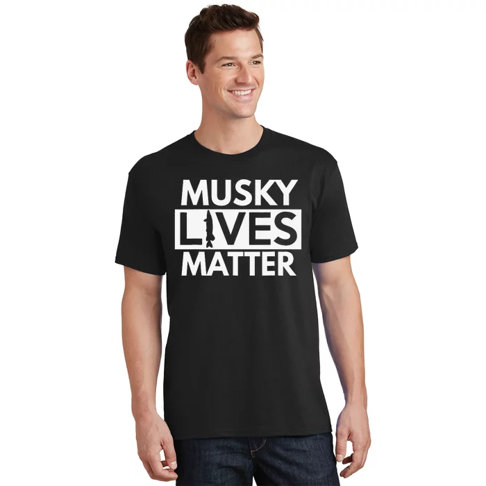 Musky Lives Matter Funny Muskie Fishing T-Shirt