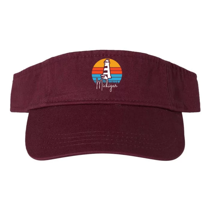 Michigan Lighthouse Valucap Bio-Washed Visor