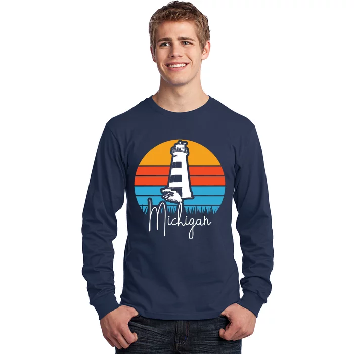 Michigan Lighthouse Long Sleeve Shirt