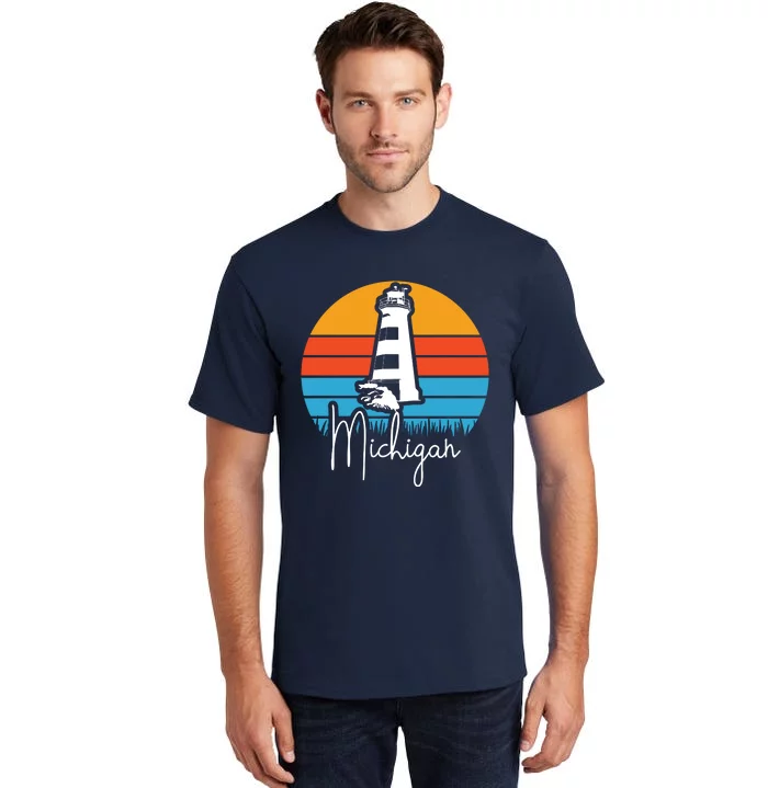 Michigan Lighthouse Tall T-Shirt